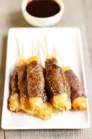 Brochettes De Bœuf Au Fromage Japonaises Elle Mijote Quelque Chose Recette Brochette Boeuf Brochette Recette Brochette De Boeuf