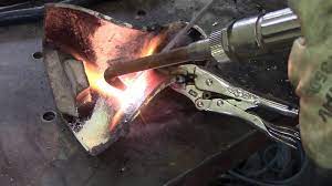 Cast Iron Repair Oxy Acetylene Welding Youtube