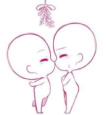 Mistletoe Ych Closed By Poxmn Anime Drawings Sketches Drawing Base Chibi Drawings