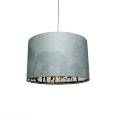 blauwe dieren hanglamp safari binnenzijde doorschijnend hanglamp lampen blauw
