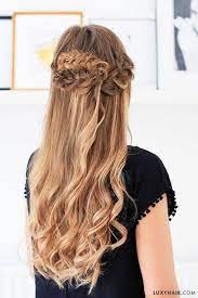 Easy Summer Hairstyle Luxy Hair Braidedhairstylestepbystep Easy Summer Hairstyles Hair Styles Summer Hairstyles