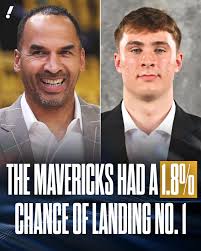 THE MAVS HAD A 1.8% CHANCE OF LANDING THE NO. 1 PICK 😱 NICO HARRISON AND  DALLAS JUST WON THE COOPER FLAGG SWEEPSTAKES 🔥