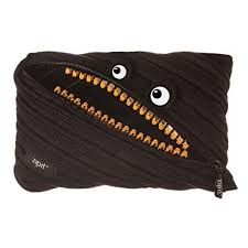 Zipit Grillz Big Pencil Case Black Zipit In 2020 Pencil Case Big Pencil Cases Grillz