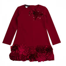 Biscotti kate mack pink snake print ruffle beaded dress size 12. Kate Mack Biscotti Girls Red Long Sleeved Dress Girls From Junior Couture Uk