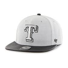 Texas Rangers Riverside Captain Gray 47 Brand Youth Hat Detroit Game Gear Texas Rangers Youth Hats 47 Brand