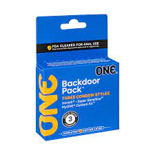 ONE Condoms Backdoor 3 Count Multipack, FDA Anal and Vaginal Approved -  Walmart.com