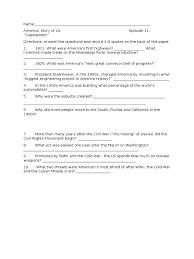 Displaying 8 worksheets for america the story of us episode 2 answers. America The Story Of Us Superpower