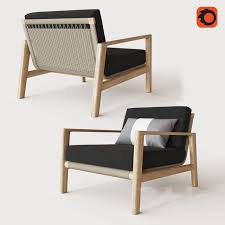 3d Models Arm Chair Mesa Teak Lounge Chair Teak Lounge Chair Chair