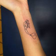 Can you get black and grey mermaid tattoos? Simple Minimalist Simple Mermaid Tattoo Designs Novocom Top