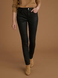 Retrouvez un large choix de jeans femme en noir sur la boutique en ligne galerieslafayette.com. Jean Slim Enduit Femme Femme Vetement Et Deco Cyrillus
