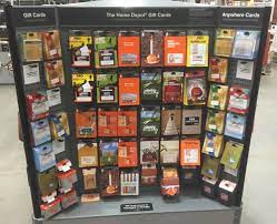 Discount home depot gift cards allow you to save money on all of your home improvement needs including appliances, carpet, paint and more. Home Depot And Whole Foods Amex Offer Gift Card Update Pics Of Gift Card Rack