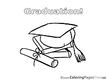 When it gets too hot to play outside, these summer printables of beaches, fish, flowers, and more will keep kids entertained. Graduation Coloring Pages