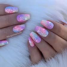 43 Crazy Gorgeous Nail Ideas For Coffin Shaped Nails Page 2 Of 4 Stayglam Coffin Shape Nails Nail Designs Glitter Mermaid Nails