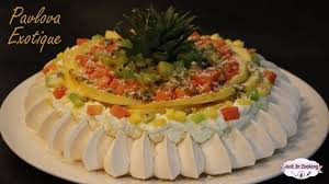 Recette De Pavlova Aux Fruits Exotiques Youtube