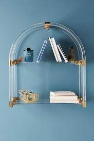 Shop while they're still in stock. Lucite Arch Brass Hardware Shelf