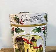 Festive Cookie Tin Music Box