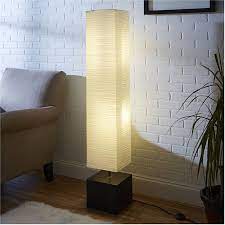 Product title mainstays dark wood floor lamp with rice paper shade. Mainstays White Rice Paper Floor Lamp With Dark Wood Base Walmart Com Walmart Com