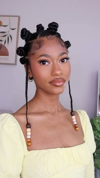 Bantu Knots Natural Hair Styles