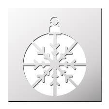 Pochoir Boule De Noel Pochoir Noel Pochoir Boule De Noel