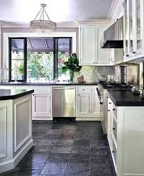 Slate Flooring Kitchen Slate Floors Kitchen Picture Of Kitchen Slate Flooring With White Cabinets Black Sl Slate Floor Kitchen Grey Kitchen Floor Slate Kitchen