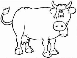 Coloring Sheets For Toddlers Animal In 2020 Cow Coloring Pages Animal Coloring Books Coloring Pages