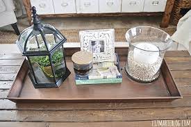 Add to favorites mid century coffee table for living room, coffee table with hidden compartment and. Diy Boot Tray To Coffee Table Organizer Liz Marie Blog