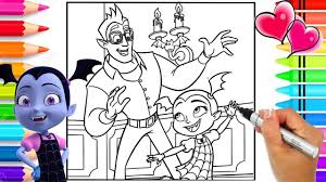 Vampirina And Boris Coloring Page Vampirina Coloring Book Disney Jr Coloring Pages Coloring Books Animal Coloring Pages