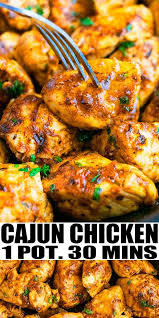 Cajun Chicken One Pot In 2020 Easy Chicken Recipes Cajun Chicken Recipes Chicken Recipes