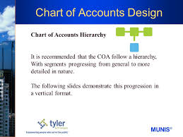 Munis Chart Of Accounts Design Consulting Meeting Ppt