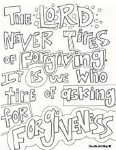 Forgiveness coloring pages are a fun way for kids of all ages to develop creativity, focus, … Forgiveness Coloring Pages Religious Doodles