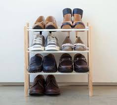 The shipping box only contains simple parts, which makes it very easy to assemble and disassemble in a. Plain Expandable 3 Tier Shoe Rack Pottery Barn