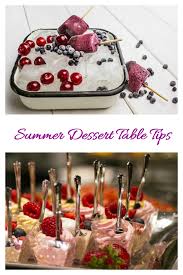 You could make a cake—but it's also probable that by the time you get to your picnic, beach, or barbecue, it'll be damaged. Summer Dessert Table Tips For Sweets That Take The Heat