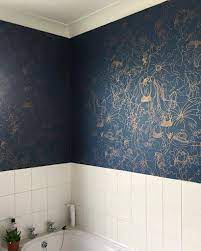 Pattern Stories Bathroom Wallpaper Cheap Home Decor Bathroom Design