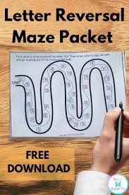 Free Letter Reversal Worksheets To Target Visual Perceptual Skills Fine Motor Prec Letter Reversals Letter Reversal Worksheets Occupational Therapy Activities