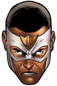 Falcon from Marvel's The Avengers Single Card Party Face Mask