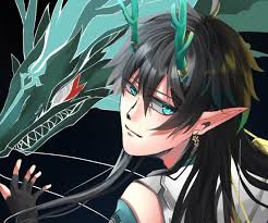 dan heng (imbibitor lunae) (honkai: star rail) simple background」Fan  Art(Latest)