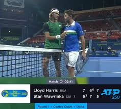 Lloyd harris, cape town, western cape. Well Done Lloyd Harris His Biggest Win Of His Career Beating 3 Time Grand Slam Winner Stan Wawrinka In Doha Last Night Tennis