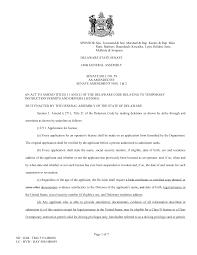 Page 1 of 7 SD : JGM : TMG:5151480036 LC : HVW : RAY:5081480059  SPONSOR:Sen. Townsend & Sen. Marshall & Rep. Keeley