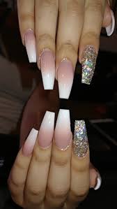 Long Ombre Acrylic Nails Ombre Acrylic Nails Long Nails Luxury Nails The longer clear nails look amazing, especially when worn with stylish nail art.
