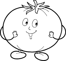 Dibujo Tomate Para Colorear
