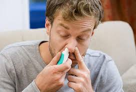 Nasal spray atau obat semprot hidung adalah cara mengatasi hidung tersumbat dengan cairan yang disemprotkan ke hidung. Hidung Tersumbat Apa Yang Perlu Dilakukan Untuk Menghilangkan Selsema