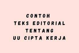 55 contoh soal explanation text dan jawabannya english admin berikut ini contoh soal dan juga jawaban mengenai.contoh soal reading bahasa inggris beserta jawabannya. Contoh Teks Editorial Uu Cipta Kerja Beserta Fakta Dan Opininya Halaman All Kompas Com