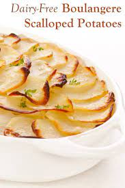 Dairy Free Scalloped Potatoes Boulangere No Cheese Or Butter Recipe French Potatoes Potatoes Anna Recipes