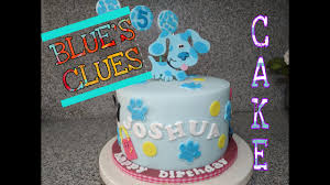 Blues clues cake this adorable birthday cake was created for a 1st birthday celebration. How To Make Blue S Clues Cake Birthday Cake Youtube