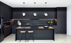 All Black Kitchen Google Search In 2020 Bold Kitchen Modern Kitchen Design Kitchen Room Design