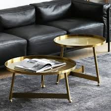 A smaller wooden accent table can give your room a very traditional look, depending on which model you pick. Luxury Stylish Gold Coffee Table Small Medium Large Round Rolling Side Table With Wheels Tray Top Stylish Gold Coffee Table Small Medium Large Round Rolling Side Table With Wheels Tray Top For Sale