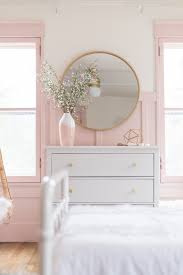 Black, white and pink combine to create a stylish and modern girls' bedroom. Pink Gold Girls Bedroom Decor Ideas Cherished Bliss