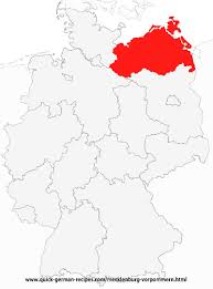 Mecklenburg, historic region of northeastern germany, located along the baltic sea coastal plain, from the bight of lübeck about 100 miles (160 km) eastward. Mechlenburg Vorpommern Quick German Recipes