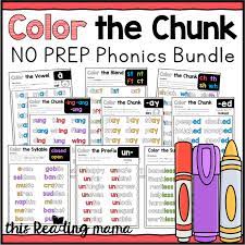 You may also want to do something unexpected, like. Color The Chunk Phonics Pages This Reading Mama