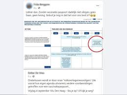 Het document zal hen dienen als een vaccinatiepaspoort om te reizen naar de landen waar vaccinatie verplicht wordt voor binnenkomst. Nucheckt Beweringen Over Europees Vaccinatiepaspoort Ongefundeerd Nu Het Laatste Nieuws Het Eerst Op Nu Nl